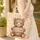Adorable Bear Cub Your Name Wooden Sign - Autumn Leaves Berries Fall Home Decor Gift Quilted Tote Bag - 4