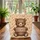 Adorable Bear Cub Your Name Wooden Sign - Autumn Leaves Berries Fall Home Decor Gift Quilted Tote Bag - 3