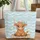 Highland Cow Floral Name Banner - Farmhouse Home Decor Gift for Cow Lover Quilted Tote Bag - 1