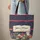 Garden Wildflower Bouquet Personalized Book Stars Stripes - American Independence Day Gift Quilted Tote Bag - 6