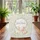 Hugging Nuzzling Bunnies Wildflower Garden Wreath Heart Accents Nature Lover Gift Quilted Tote Bag - 3
