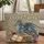 Blue Dragon Ornate Books Personalized Name - Fantasy Lover Gift for Bookworm Quilted Tote Bag - 1
