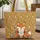 Personalized Fox Wildflower Cross Stitch - Farmhouse Decor Gift for Fox Lover Quilted Tote Bag - 1
