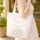 Sketching Bunnies Wildflower Wreath Personalized Name - Everyday Carry Gift Quilted Tote Bag - 4