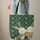 Two Nuzzling Forest Bunnies Shamrocks Golden Celtic Knot Wooden Name Sign - Wildlife Lover Gift Quilted Tote Bag - 6