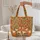 Nuzzling Desert Foxes Your Name Sign Cactus Flora Decor - Desert Wildlife Gift for Animal Lovers Quilted Tote Bag - 5