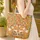 Nuzzling Desert Foxes Your Name Sign Cactus Flora Decor - Desert Wildlife Gift for Animal Lovers Quilted Tote Bag - 4