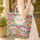 Mexican Folk Art Sugar Skulls Cacti Desert Flowers Name Wreath - Everyday Use Gift Quilted Tote Bag - 4