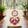 Cardinals Red Roses Berries Heart Branch Floral Wreath - Nature Lovers Everyday Gift Quilted Tote Bag - 3