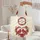 Cardinals Red Roses Berries Heart Branch Floral Wreath - Nature Lovers Everyday Gift Quilted Tote Bag - 5