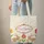 Playing Bunnies Folk Art Flowers Swirling Leaves - Everyday Bunny Lover Gift Quilted Tote Bag - 6