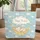 Sleeping Tabby Cat Hammock Cloud Speech Bubble - Personalized Cat Lover Everyday Gift Quilted Tote Bag - 1