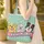 Three Dogs Paw & Bone Prints Flowing Ribbon - Pet Owner Lifestyle Gift Quilted Tote Bag - 4