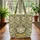Dove Olive Wreath Classic Botanical Scrolling Leaves Scroll - Everyday Tote Quilted Tote Bag - 3