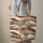 Majestic Deer Portrait Floral Leaf Wreath Earthy Organic Swirls - Everyday Carry Quilted Tote Bag - 6