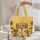 Adorable Field Mice Offering Flower Sunflower Rustic Sign - Nature Lover Everyday Tote Gift Quilted Tote Bag - 5