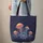 Glowing Jellyfish Starry Ocean - Ocean Lover Everyday Carry Gift Quilted Tote Bag - 6
