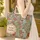 Saguaro Cacti Desert Wildflower Personalized Folk Art Southwestern Home Decor Gift Quilted Tote Bag - 4