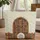 Arched Bookshelf Hoop - Book Lover Gift for Readers Quilted Tote Bag - 1
