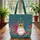 Ornate Acoustic Guitars Floral Vines Personalized - Music Lover Gift Quilted Tote Bag - 3