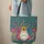 Ornate Acoustic Guitars Floral Vines Personalized - Music Lover Gift Quilted Tote Bag - 6
