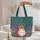 Ornate Acoustic Guitars Floral Vines Personalized - Music Lover Gift Quilted Tote Bag - 5