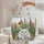 White Cat Floral Wildflower Garden Snapdragon Sunflower - Personalized Cat Lover Gift Quilted Tote Bag - 5
