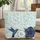 Iridescent Hummingbird Hibiscus Swirling Botanical Vines Leaves - Everyday Use Gift Quilted Tote Bag - 1