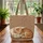Sleeping Ginger Tabby Kitten Rustic Floral - Cat Lover Gift Quilted Tote Bag - 3