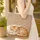Sleeping Ginger Tabby Kitten Rustic Floral - Cat Lover Gift Quilted Tote Bag - 4