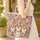 Pembroke Welsh Corgi Dogs Swirling Leaves Floral Butterflies Personalized Gift for Dog Lovers Quilted Tote Bag - 4