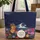 Chihuahua Dog Prominent Celestial Starry Night Cypress - Dog Lover Gift for Pet Owners Quilted Tote Bag - 1