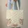 Angelic Figures Rose Garlands Feathered Wings Botanical Vines Scattered Stars - Home Decor Gift Quilted Tote Bag - 6