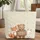 Woodland Bear Fox Bunny Autumn Leaves - Children's Book Gift for Child Quilted Tote Bag - 1