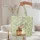 Forest Leaves Rustic Lantern Wildflowers Wooden Sign Farmhouse Home Decor Gift Quilted Tote Bag - 5
