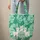Organic Shapes Fluffy Llamas Personalized Name Hoop - Llama Lover Gift Quilted Tote Bag - 6
