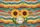 Sunflowers Wavy Landscape Floral Wreath - Summer Garden Gift Quilted Tote Bag - 7