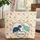 Two Sea Turtles Heart Seashells Starfish Sand Ripples Everyday Tote Ocean Lover Gift Beach Vacation Quilted Tote Bag - 1