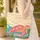 Sea Turtle Tropical Foliage Ocean Waves Your Name - Everyday Tote Wildlife Gift Quilted Tote Bag - 4