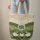 Woolly Sheep Rolling Hills Wildflowers Personalized Name - New Baby Gift for Nursery Quilted Tote Bag - 6