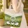 Woolly Sheep Rolling Hills Wildflowers Personalized Name - New Baby Gift for Nursery Quilted Tote Bag - 4