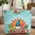 Gnome Flamingo Tropical Hibiscus Orange Sun - Vacation Beach Travel Essentials Quilted Tote Bag - 1