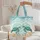Sea Turtles Heart Ocean Waves Beach Personalized - Beach Lover Gift Quilted Tote Bag - 5