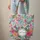 Hummingbird Hibiscus Floral Wreath Your Name - Personalized Tropical Nature Gift Quilted Tote Bag - 6