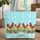 Colorful Chickens Flower Field Hearts - Farmhouse Decor Everyday Tote Chicken Lover Gift Quilted Tote Bag - 1