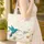 Teal Blue Hummingbird Hibiscus Floral Wreath - Name Gift Wildlife Lover Quilted Tote Bag - 4