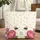 Plump Bumblebees Pink Peonies Green Leaves Floral Wreath - Garden Lover Everyday Gift Quilted Tote Bag - 1