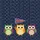 Three Owls Starry Pennant - Everyday Carry Wildlife Lover Gift Quilted Tote Bag - 7