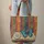 Blue Butterfly Antique Book Hoop Frame Personalized - Home Decor Gift Quilted Tote Bag - 6