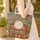 Botanical Floral Bookshelf Storybook Name Wreath - Book Lover Home Decor Gift Quilted Tote Bag - 4